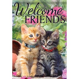 Carson Home Accents FlagTrends 46823 Kitten Cuties Classic Outdoor Garden Flag