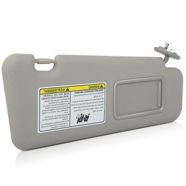 Left Driver Side Sun Visor with Sunroof Fit for 2008 2009 2010 2011 2012 2013 for Toyota Highlander Gray Sunvisor Replace 74320-48500-B0,74320-0E050-B0,74320-0E051-B0