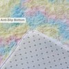 HARESLE Rainbow Rug, Thick Pile Bedroom Rug, Super Soft Fluffy