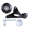 NewYall Belt Idler Pulley and Idler Pulley Bracket for Nissan