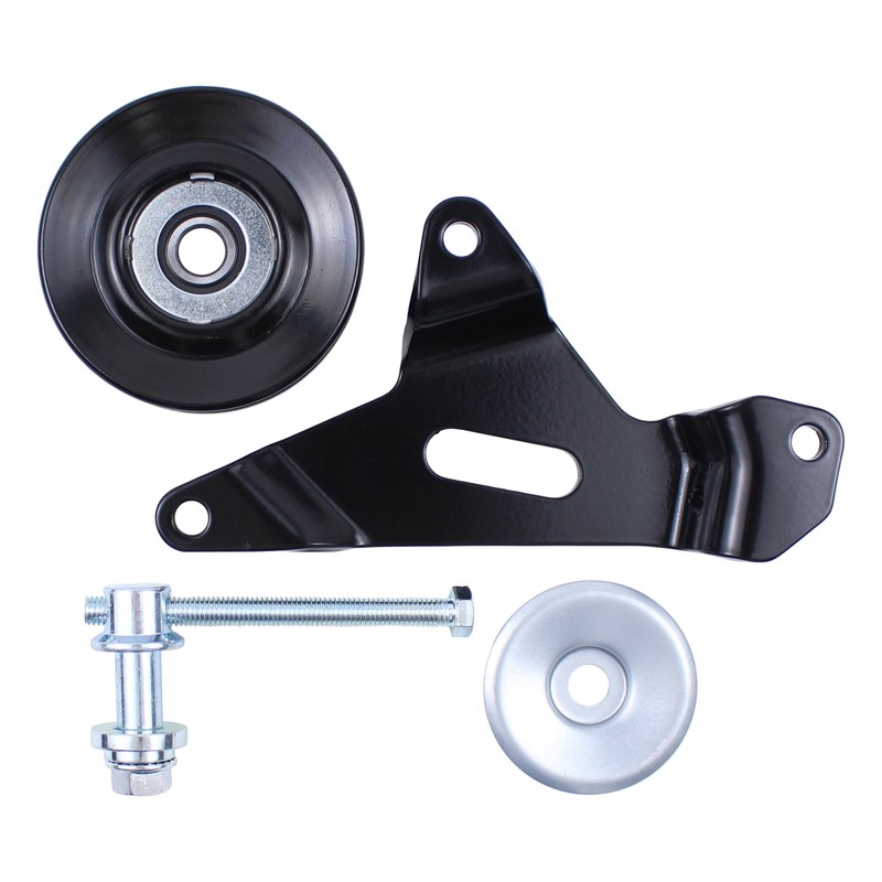 NewYall Belt Idler Pulley and Idler Pulley Bracket for Nissan