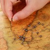 Small Round Map Tacks,200 Pack Map Push Pins with 1/8