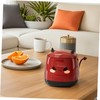 Sosoport Cute Demon Small Desktop Trash Can with Lid Silent