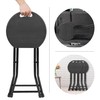 COOZMENT Folding Stool with Handle, Folding Chair,Folding Bar Stool with