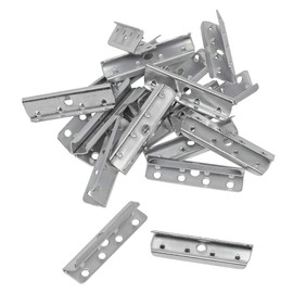 House2Home Metal End Clips for Rubber Webbing, Upholstery Repair for Sofa Chair Furniture, Includes Instructions (20 Pack)