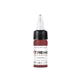Xtreme Tattoo Ink, Versatile Medium Viscosity for Precision Tattooing, Rich Hue, Quick Healing, Acrylic-Free, Water Based and Premium Quality - Ready-to-Use Tattoo Ink (Lotus Lake, 0.5 oz)