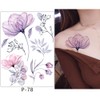X-Ray Tattoos Flower Tattoos X-Ray Tattoos 5 Sheets Set XRay1