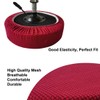 HuaLiSiJi Stool Cover, Round, 30-40 cm, Luxurious Fabric, Stretchy, Wrinkle-Free,
