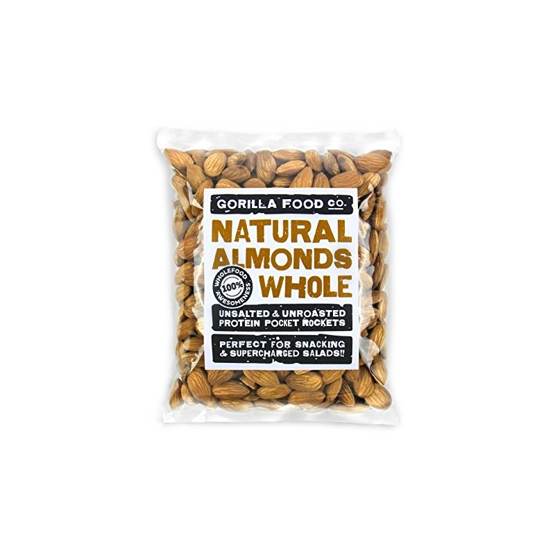 Gorilla Food Co. Natural Almonds Whole Raw - 400g
