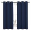 LUCINATIA Cortina Blackout Para Ventana 100x130cm, 2pzs