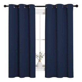 LUCINATIA Cortina Blackout Para Ventana 100x130cm, 2pzs