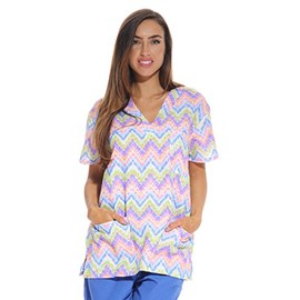 Just Love Women's Scrub Tops Scrubs 216V-26-2X