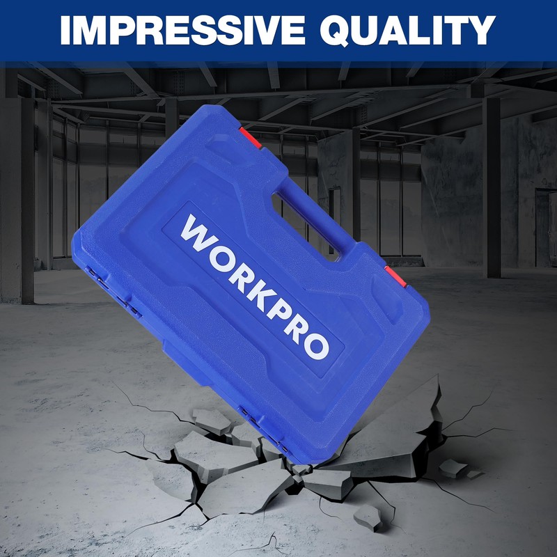 WORKPRO 60-piece Master Torx Bit Socket and External Torx Socket