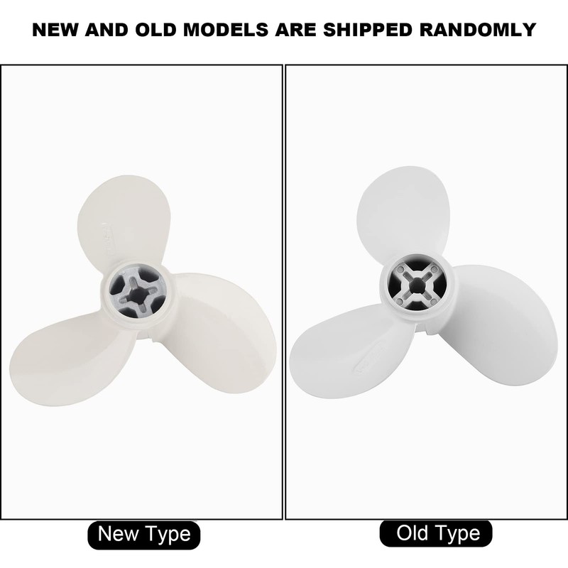 Qiilu Motor Propeller, 7 1/4 5-A 3 Blades Aluminum Propeller