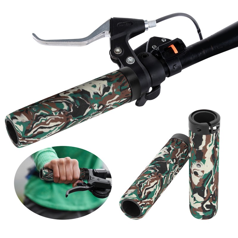 Bike High Density Sponge Handlebar Cover Camouflage Green Mountain Bicycle