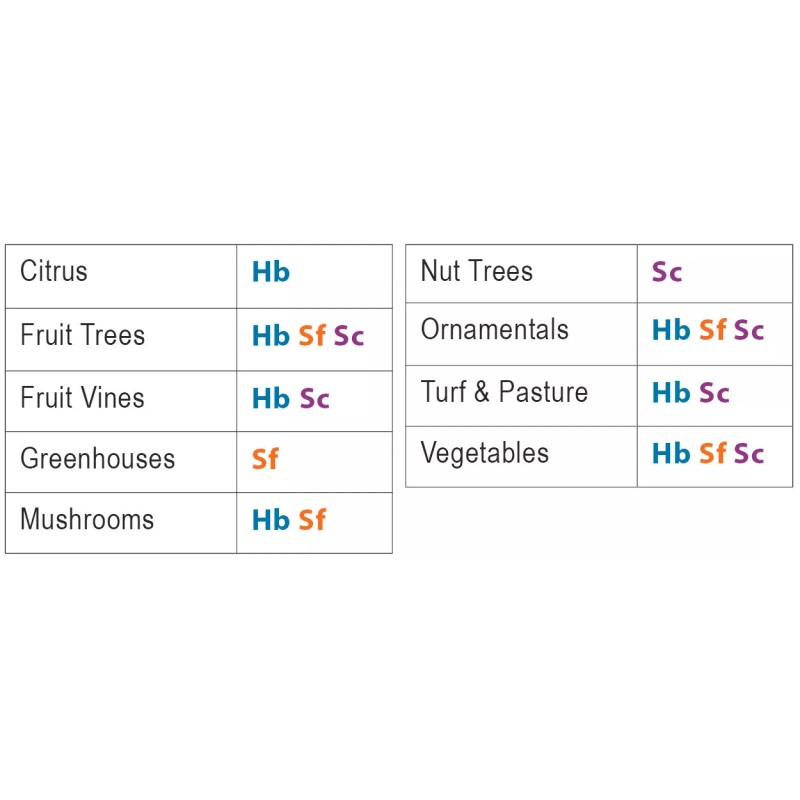 Natures Good Guys 15 Million Beneficial Nematodes HB+SC - Targets