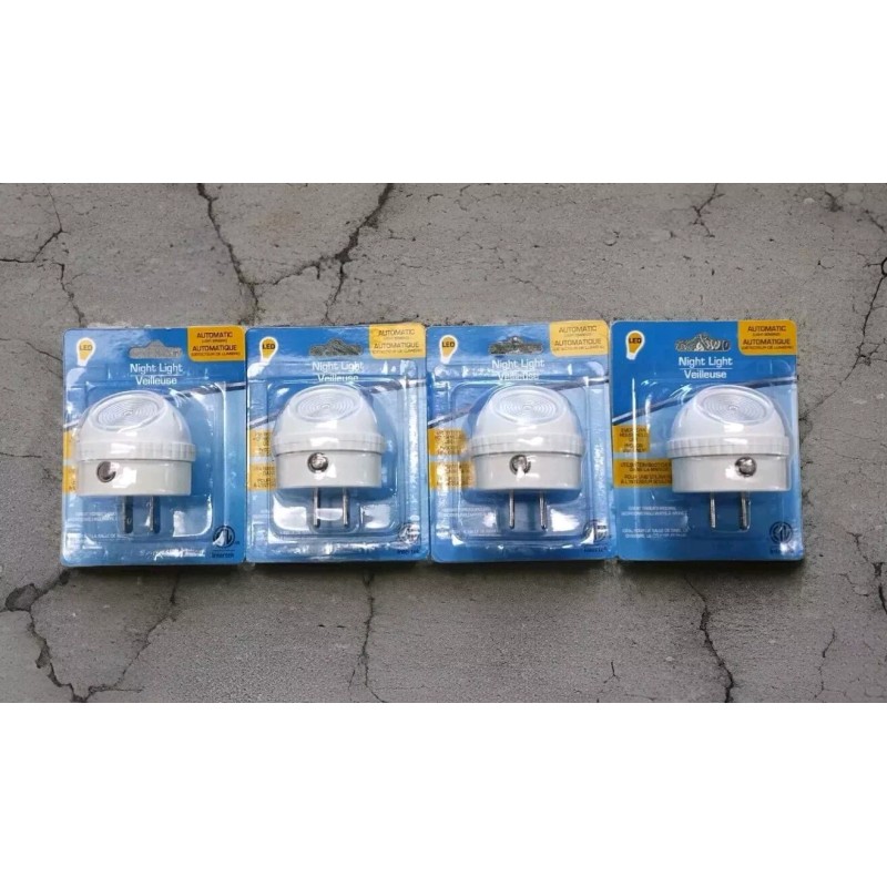 Intertek 4 Pack Pk Intertek Night Lights  * PLUG IN