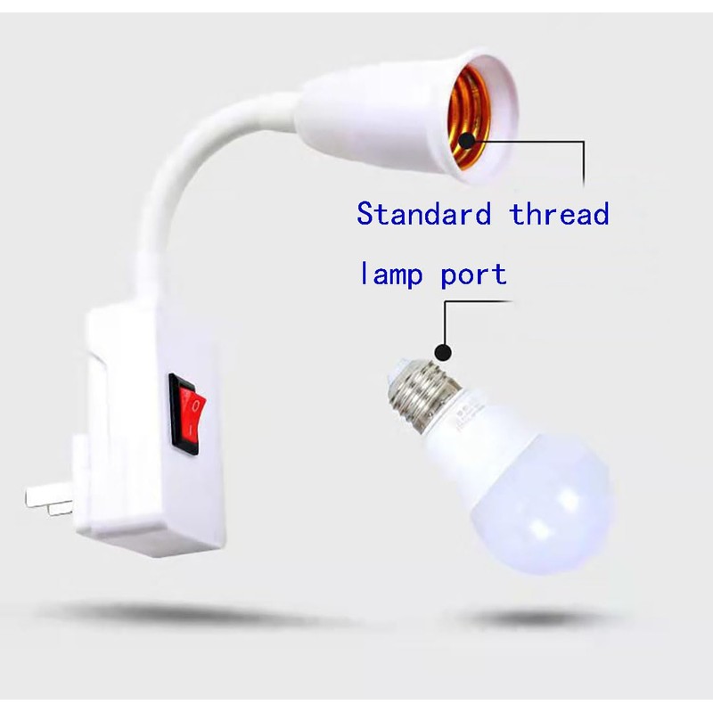 YCSSSD E26/E27 Plug in Light Socket, Light Socket Outlet Adapter,