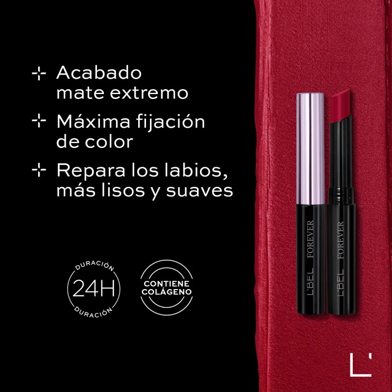 Labial Forever Lbel Barra Larga Duración Original