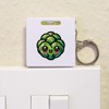 Azeeda 'Cute Kawaii Brussels Sprout' Keyring Tape Measure/Spirit Level Tool