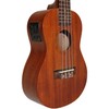 Sawtooth ST-UKE-MCE-KIT-2 Mahogany Concert Ukulele with Preamp, Quick Start Guide,