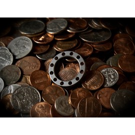 TEC Accessories UFO-MS Mothership Titanium Keychain Organizer for Everyday Carry Keyring Customization, Key Organizer, Holder, Pocket Key Chain, Keeper, Compact, 12 Holes