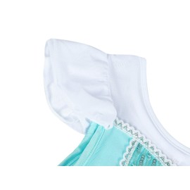 Jurebecia Two Pieces Swimsuit for Girls Princess Cinderella Dress up Beach Suits Bikini Bathing Suit Adventure Role Play Swimwear Tankini Pool Party Swimming Blue Size 2T/1-2Years