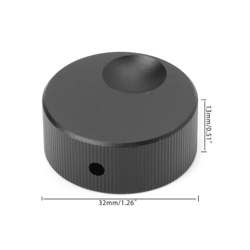Buwei 13 x 32 mm Potentiometer Knobs Cap Aluminium Volume
