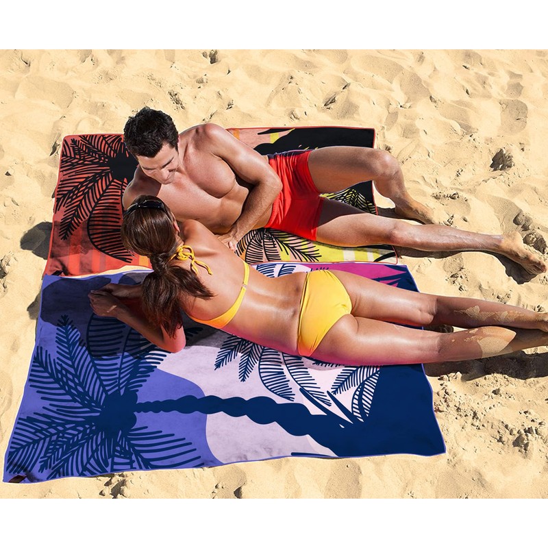 Style Slice Beach Towel - Sand Free Quick Dry Lightweight