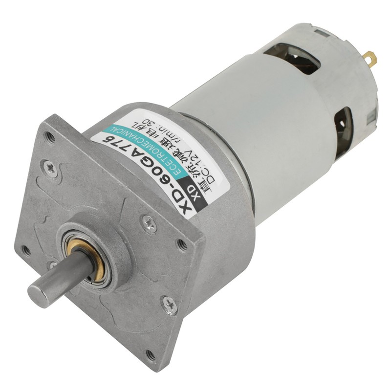 35W Micro DC Metal Gear Motor Speed Adjustable CW/CCW (