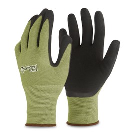 Lakeland Active 1 Pair Parton Gardening Work Gloves With Natural Bamboo Fibre - Green - Small