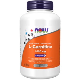 NOW - L-Carnitine, Double Strength 1000mg 100 Tablets