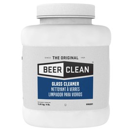 Diversey Beer Clean Glass Cleaner, Unscented, Powder, 4 Lb. Container