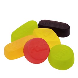 Gumbilees English Style Original Wine Gums, Raspberry, Orange, Peach, Lemon, Apple, Black Currant, Sold by the Pound (5 Pound Total of 80 Oz)