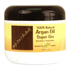 Baby Don't Be Bald 100% Natural Argan Oil Super Gro 8 oz.