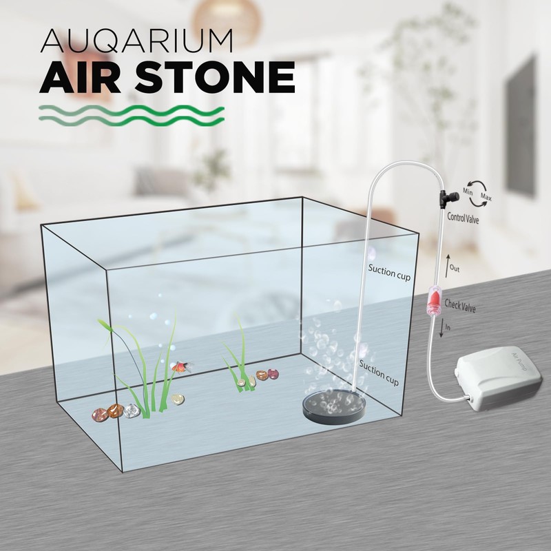 Air Stone for Aquarium Bubbler Stone 4 Inch Airstone for
