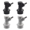 2 Pair Ball-Lock Barb Dis-connects Set by PERA