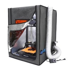 Resin 3D Printer Enclosure with Ventilation Filter, 12V Fan 5000RPM with Speed Control Fume Extraction, Dustproof Tent Constant Temperature Protective Cover for Ender 3 Pro/V2/Ender3 S1/ Neo