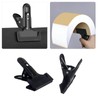 2 Pack 4-1/4" Heavy Duty Spring Clamps Clips, Black Metal