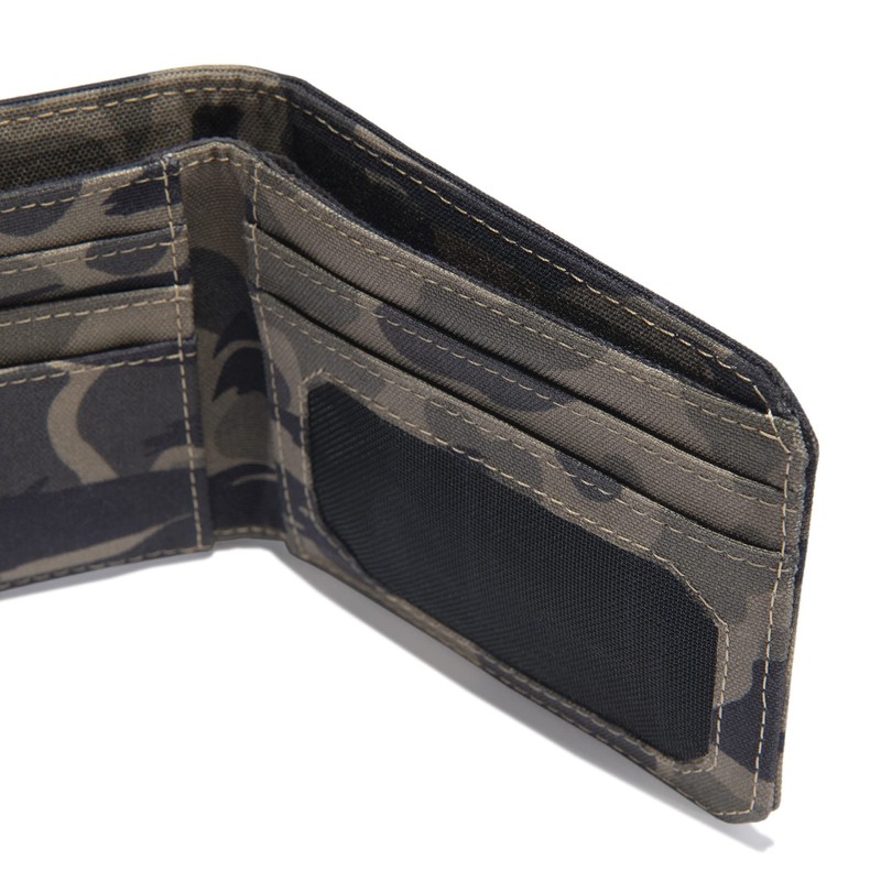 Carhartt Men's Nylon Duck Bifold Wallet, Duck Blind Camo