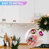 Jetec 20 Pcs Crystal Drawer Pulls Cabinet Knobs 30mm Diamond