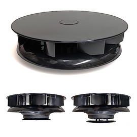 FLOWROTOR Low Profile Rotary Van Roof Vent Wind Driven Rotating Spinning Ventilator Fan BLACK - Camper Bus 4x4