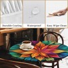 Outdoor Round Tablecloth with Elastic Band, Diameter 90 cm, Elastic