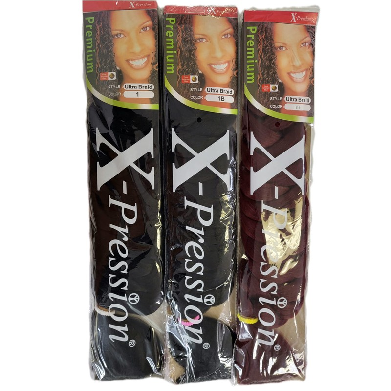 X Expression Premium Original Ultra Braid. Colour 1 () by pression