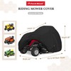 Porch Shield Heavy Duty 600D Polyester Lawn Tractor Cover, Water-Resistant