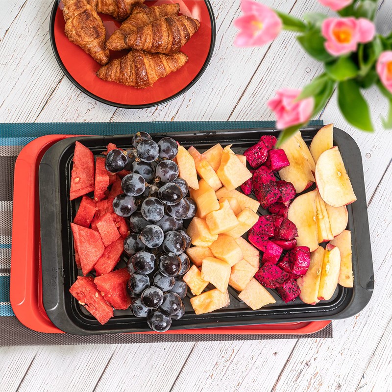TP Deep Grilling Prep and Serve Trays, 18" x 12",