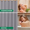 Biscaynebay Long Fabric Shower Curtain Liners 72" Width by 78"