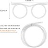 Funny Glasses Straw, Reusable Flexible Drinking Straw Novelty Eyeglass Frame