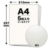 Japanese Paper Labels, 5 Sheets A4 (11.7 x 8.3 inches