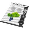 Extra Large Black Expandable Roll Up Dish Drying Rack Up